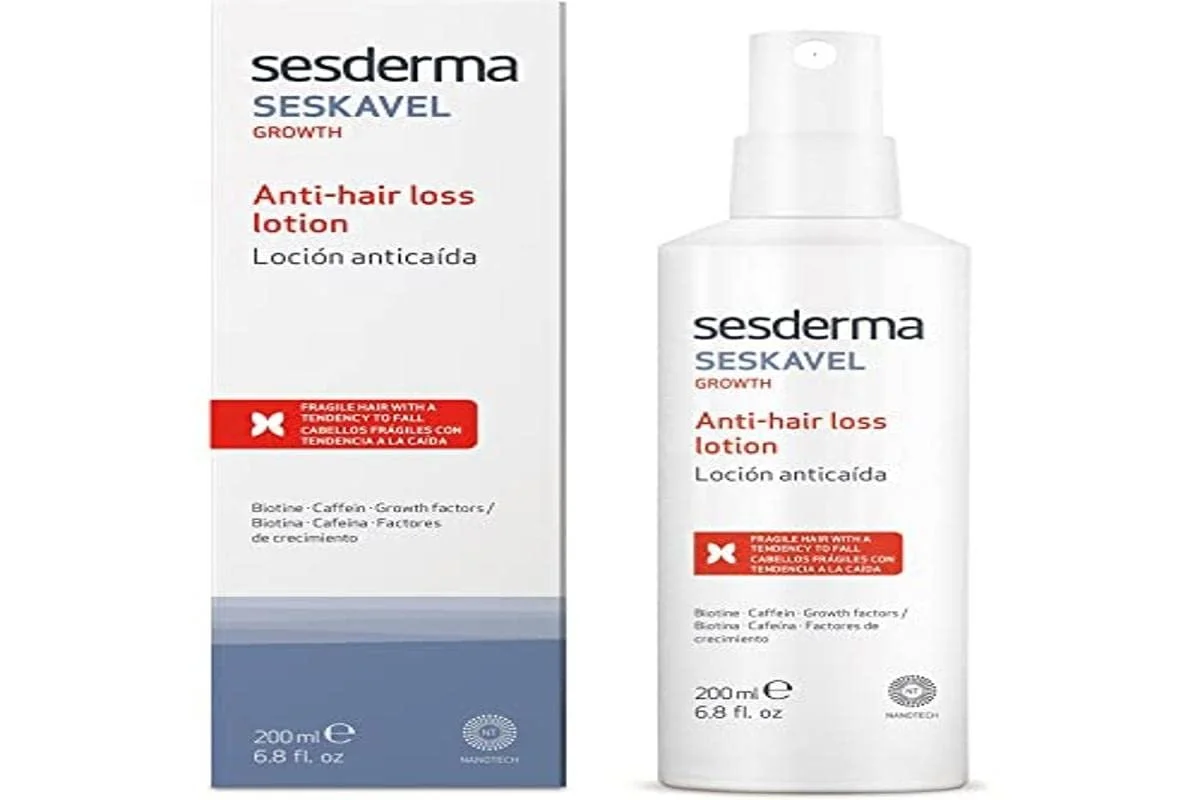 Лосьйон проти випадіння волосся Sesderma Seskavel 200 мл, фото №1