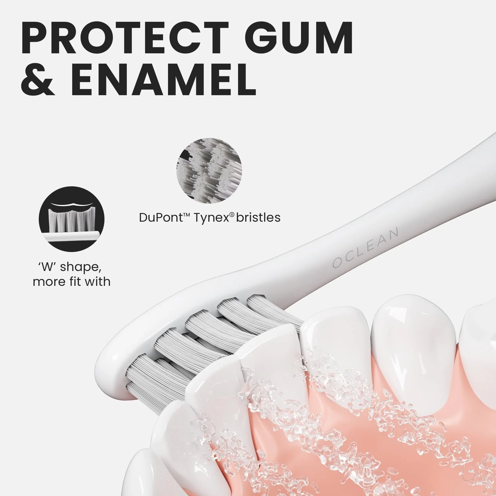 Электрическая звуковая зубная щетка Oclean Sonic 72000 движений Smart Таймер, фото №5