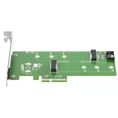 Контроллер Maiwo Multi-Size PCIex4 SATA to M.2 M-Key or B-key KT015 SSD 45774, фото №4