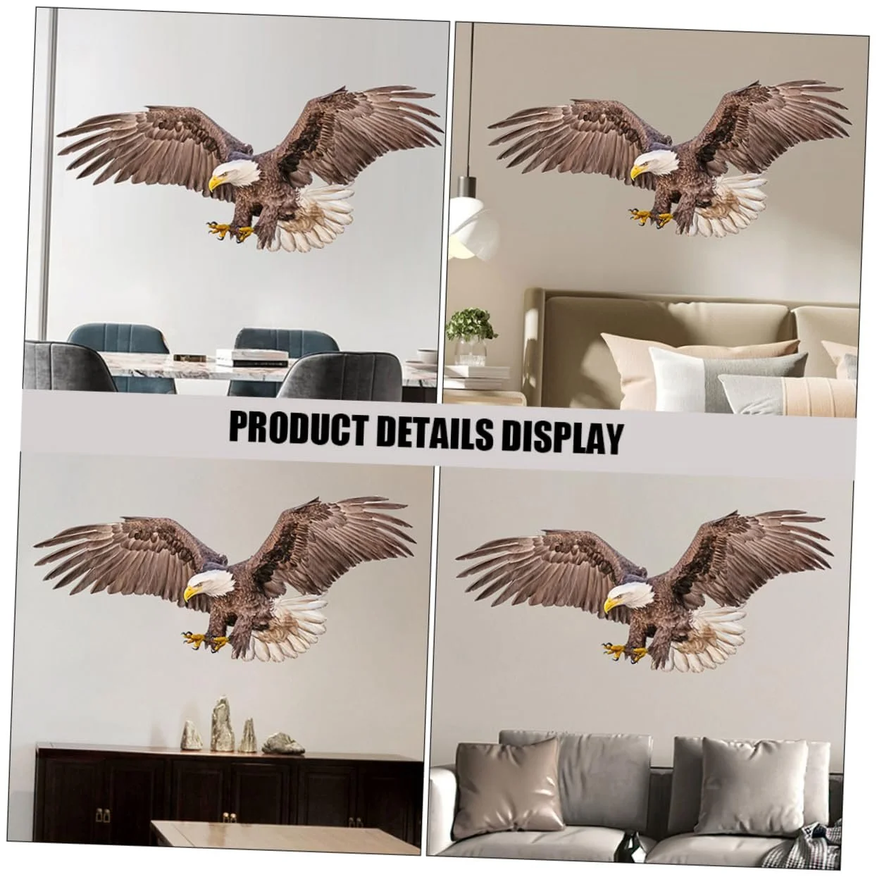 Наклейка на стіну OSALADI Орел Набір 1 шт., фото №7