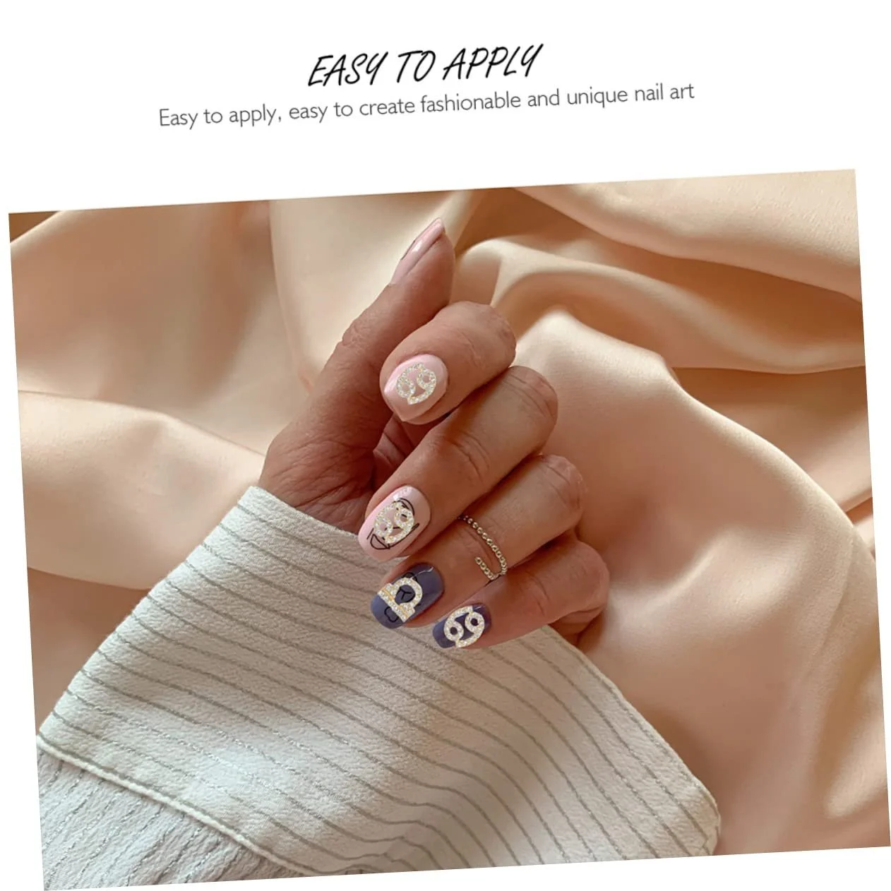 Украшения для ногтей minkissy, 120 шт., знаки зодиака, фото №5