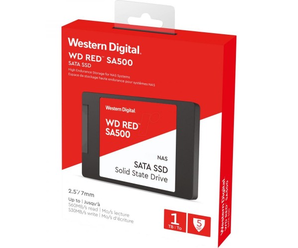 SSD накопичувач WD Red SA500 1 TB WDS100T1R0A, фото №4