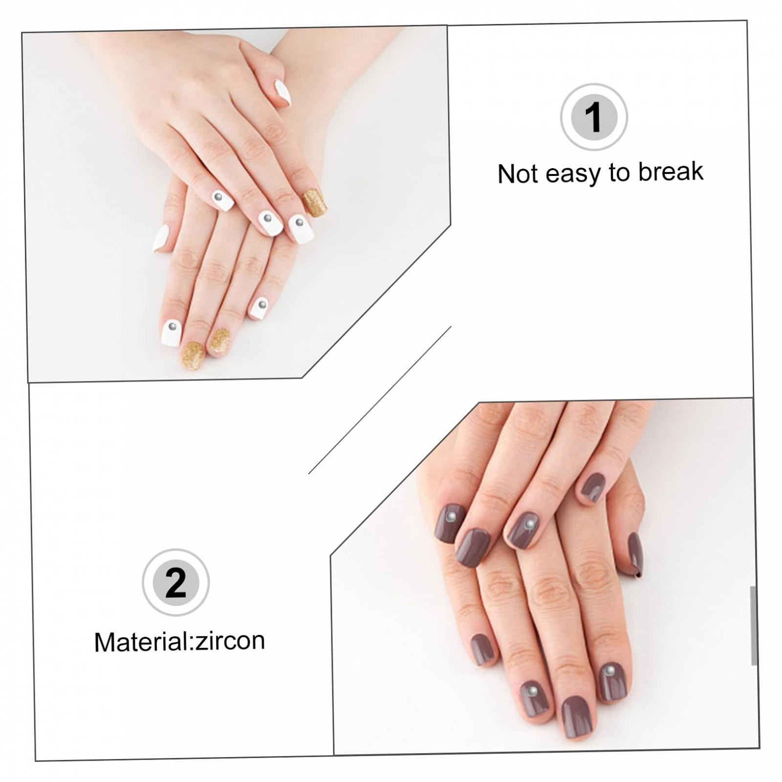 Украшения для ногтей Healvian для DIY-декора, блестящий декор для маникюра, аксессуары для дизайна ногтей, простой в использовании, фото №4