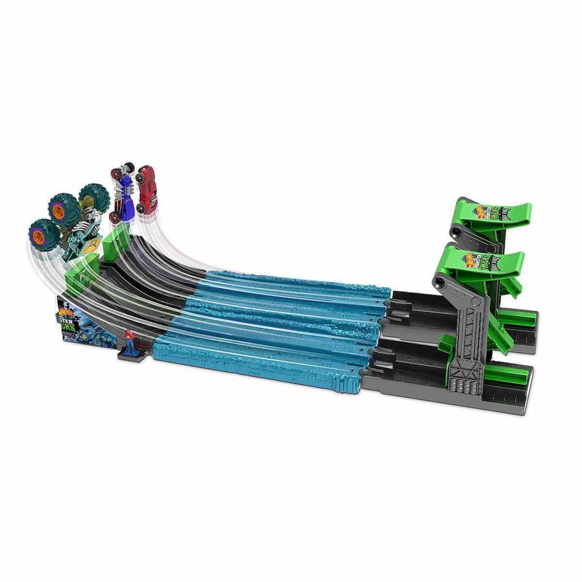 Игрушка Mattel Hot Wheels Monster Trucks Pista Roarin' Rumble HCJ77 разноцветный, фото №3 Игрушка Mattel Hot Wheels Monster Trucks Pista Roarin' Rumble HCJ77 разноцветный, фото №3