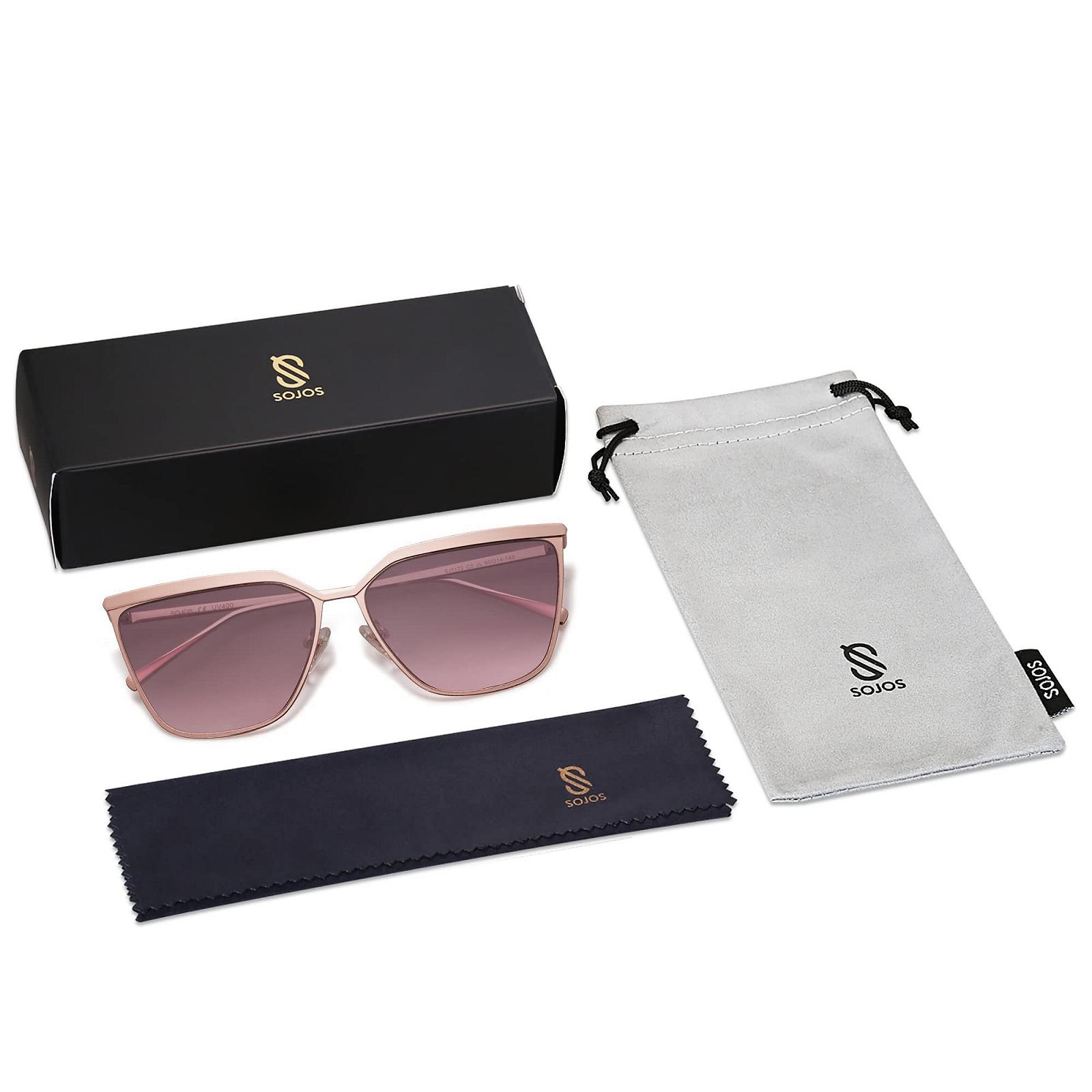 Сонцезахисні окуляри Котяче око SOJOS Вінтажні SJ1172 Золотий, фото №6 Сонцезахисні окуляри Котяче око SOJOS Вінтажні SJ1172 Золотий, фото №6