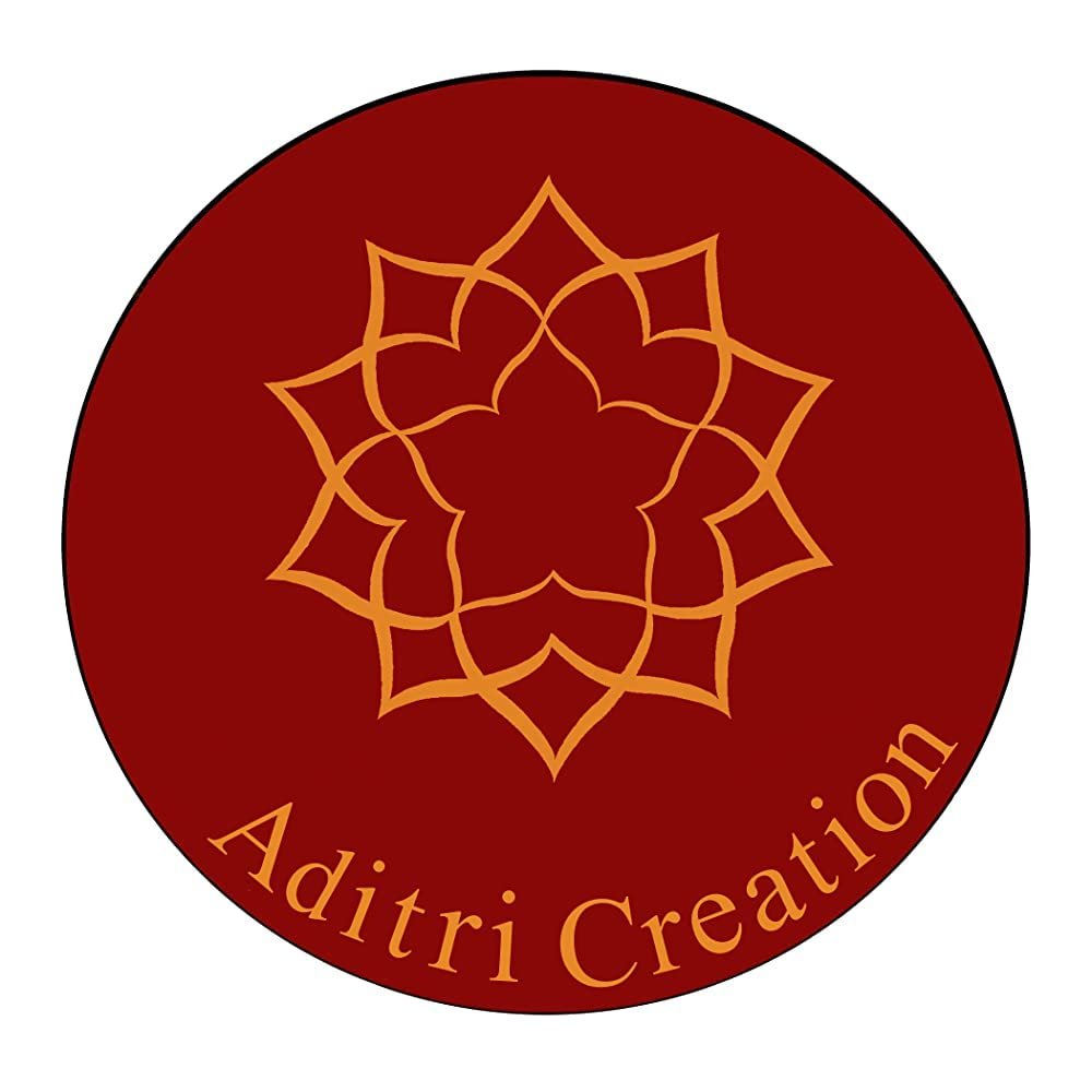 Тарілка Aditri Creation Декоративна Pooja Thali Дерев'яна Puja Thali 25.4 см, фото №5