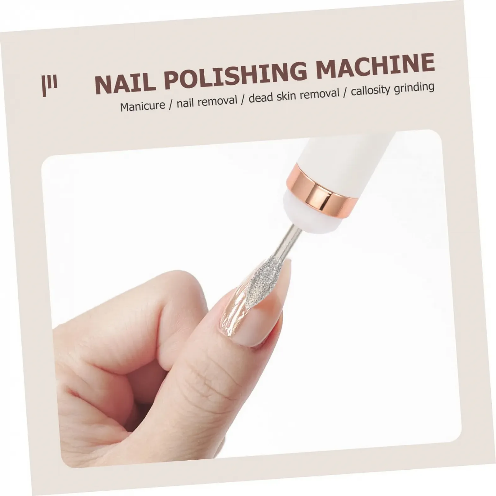 Электрический набор для маникюра и педикюра Beaupretty с USB-зарядкой, с насадками, фото №5 Электрический набор для маникюра и педикюра Beaupretty с USB-зарядкой, с насадками, фото №5