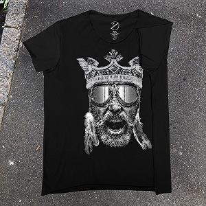 Футболка Brutal man с принтом Корона черная 2XL synthetic.ua - Фото 1