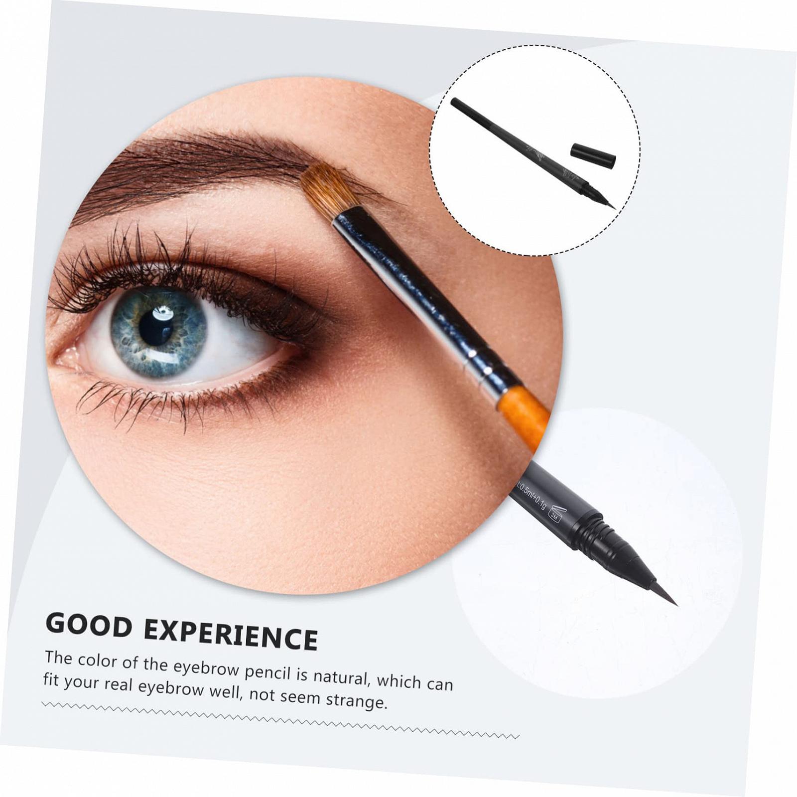 Олівець Ipetboom для брів 3-в-1 Темно-коричневий Пластик, фото №6