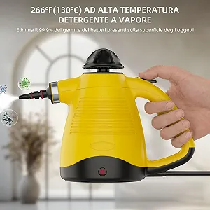 Пароочисник 900 Вт 8 аксесуарів synthetic.ua - Фото 1