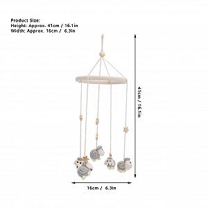 Карусель на ліжечко Stern Windspiel Bettglocke Niedliches Baby Mobile Rasseln Spielzeug synthetic.ua - Фото 1