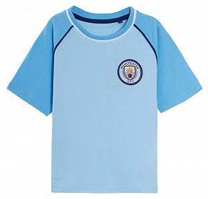 Детская пижама Шорты + Футболка Manchester City FC synthetic.ua - Фото 1