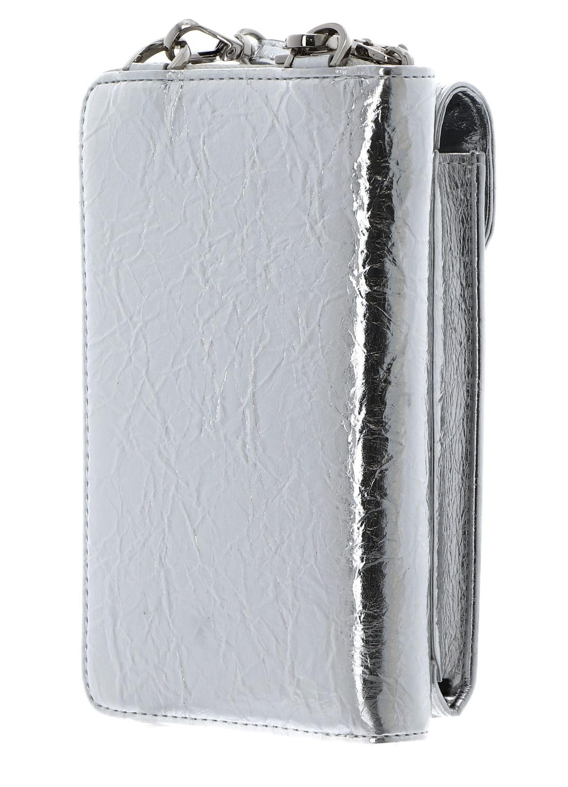 Гаманець для телефону SEIDENFELT MANUFAKTUR Calla Crinkle Silver, Crinkle Silver, фото №5