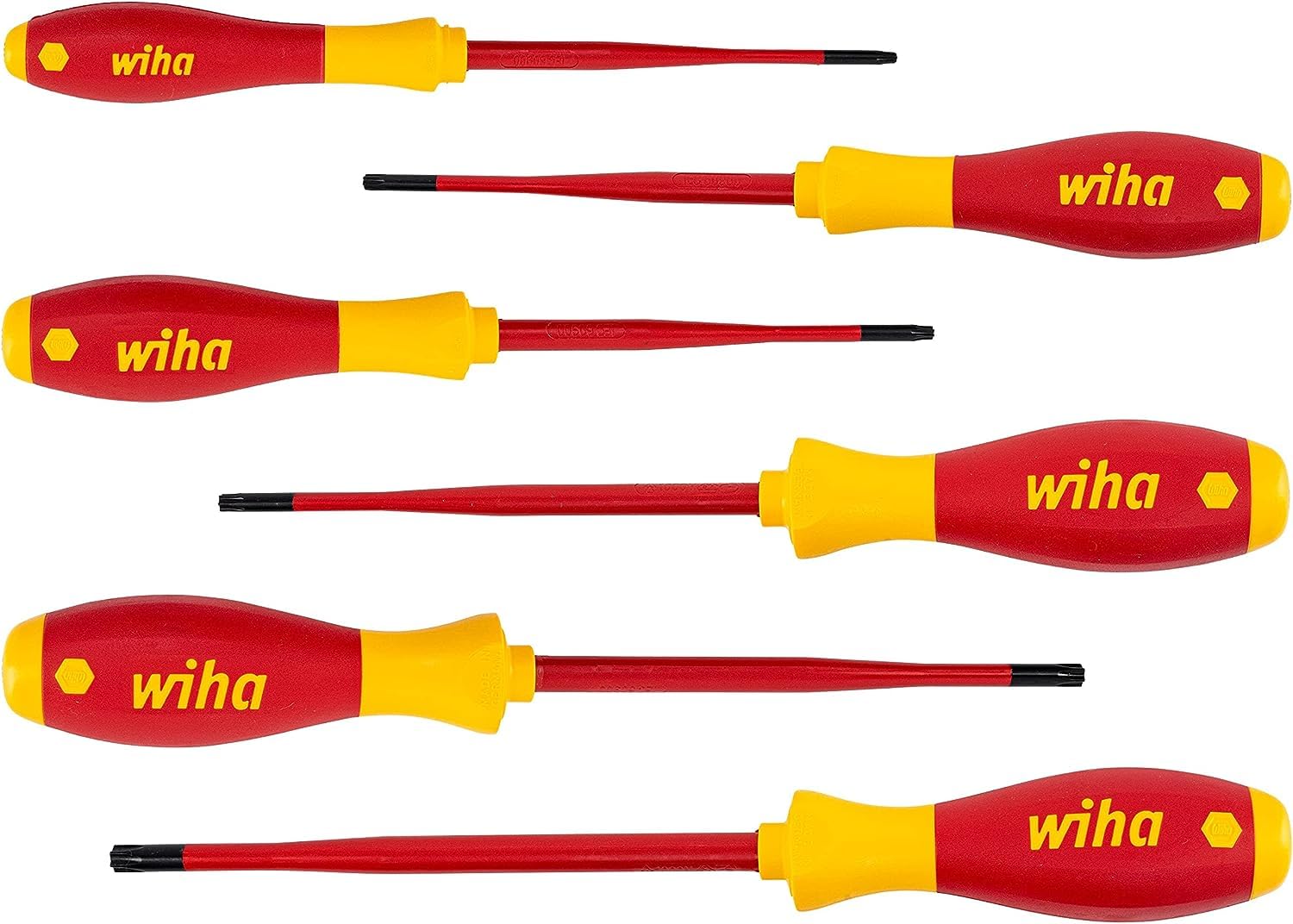 Набор отверток Wiha SoftFinish slimFix 41245 6 частей Torx с отверстием, фото №1 Набор отверток Wiha SoftFinish slimFix 41245 6 частей Torx с отверстием, фото №1
