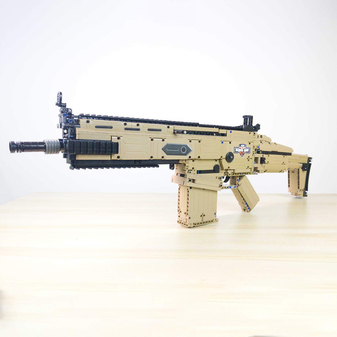 Технологія BGOOD Rifle CADA C81021W 1406 Клемпінгові блоки Стріляюча Scar 17S Модель з Снарядами, фото №3