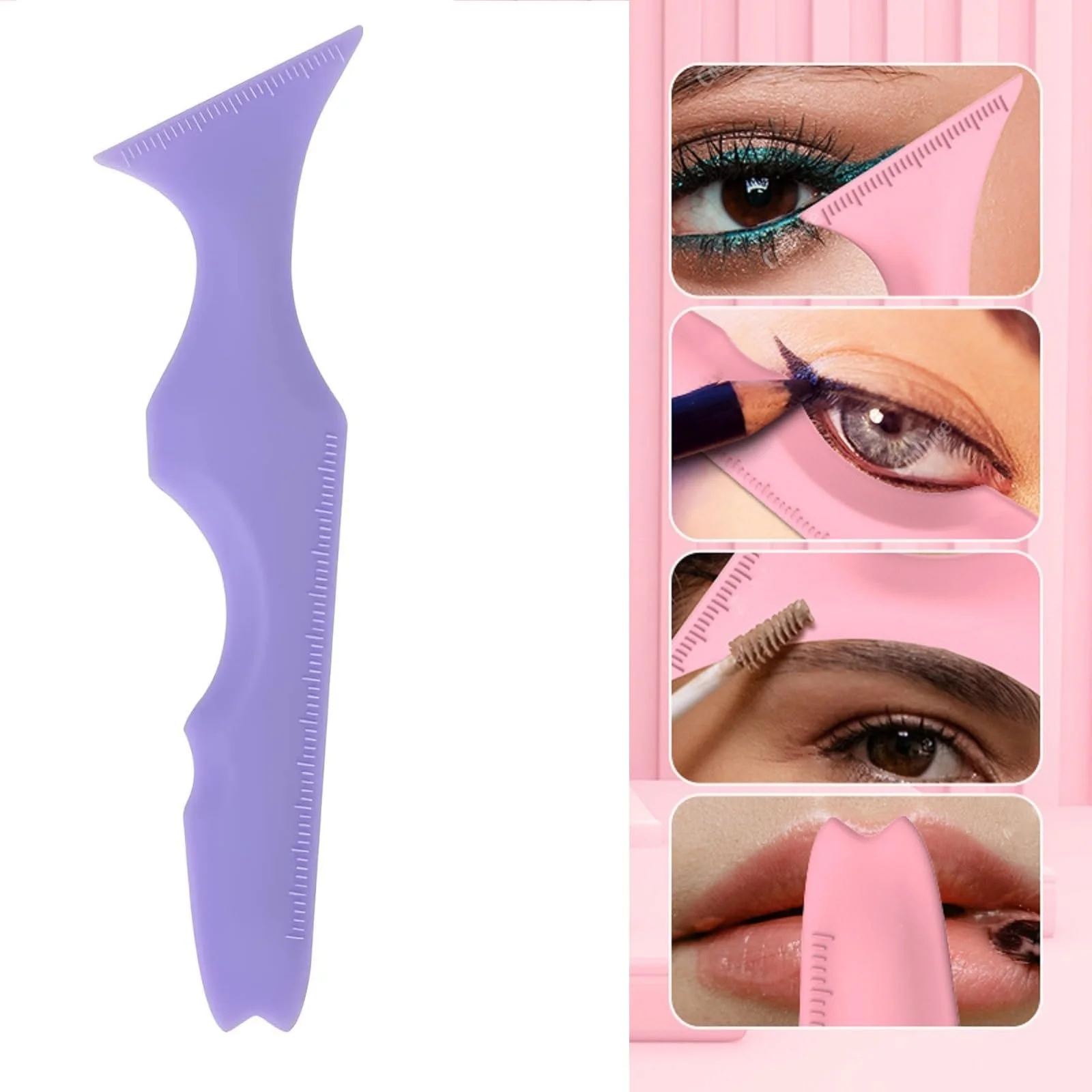 Трафареты для подводки глаз Силиконовые Многофункциональные, фото №5 Трафареты для подводки глаз Силиконовые Многофункциональные, фото №5