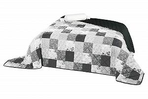 Покривало MB Warenhandel24 XXL Універсальний Плед 220 x 240 см Печворк Кантрі Хаус Накидка на диван-ліжко - Фото 1