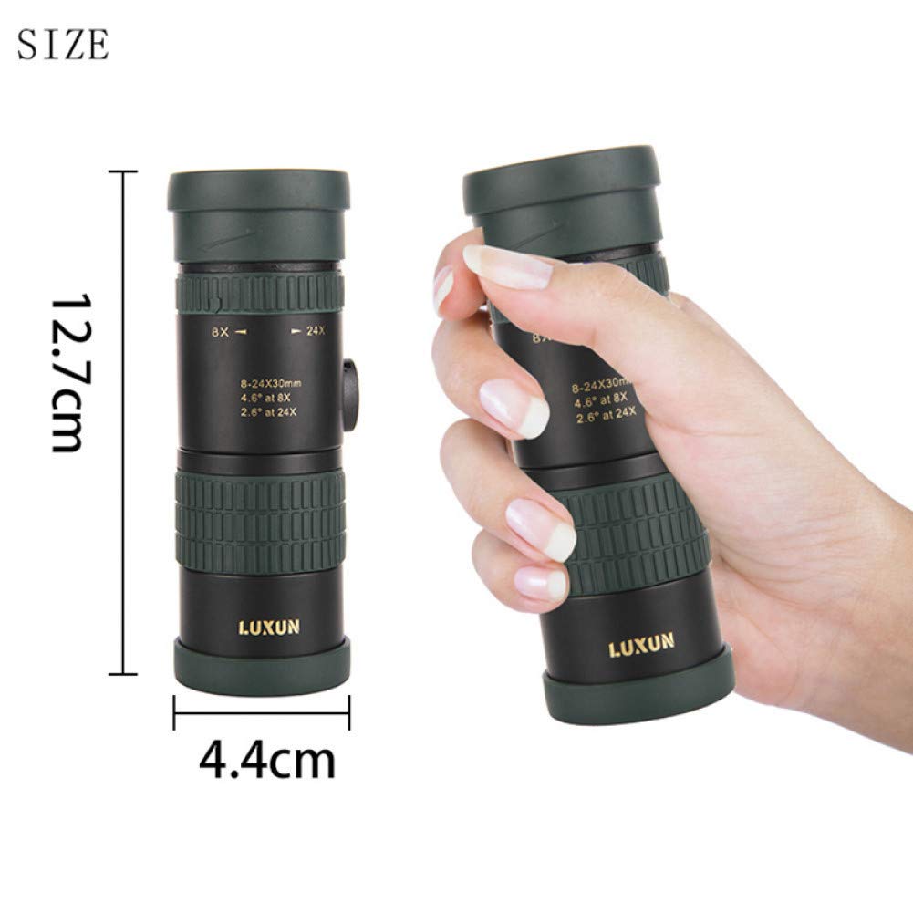 Монокуляр Лазерний Трубка Телескоп 8-24 x 30 Зі Залежною Телефонною Кліпсою, фото №7 Монокуляр Лазерний Трубка Телескоп 8-24 x 30 Зі Залежною Телефонною Кліпсою, фото №7