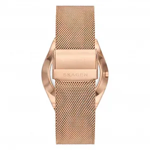 Часы Skagen Grenen Мужские Кварцевый Трехстрелочный Механизм Ремешок из нержавеющей стали или кожи synthetic.ua - Фото 1