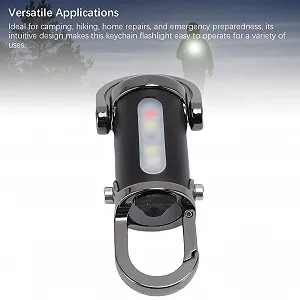 Ліхтарик на ключі Перезаряджуваний 1200 люмен Компактний Портативний LED Кільця для ключів Дизайн Raining synthetic.ua - Фото 1