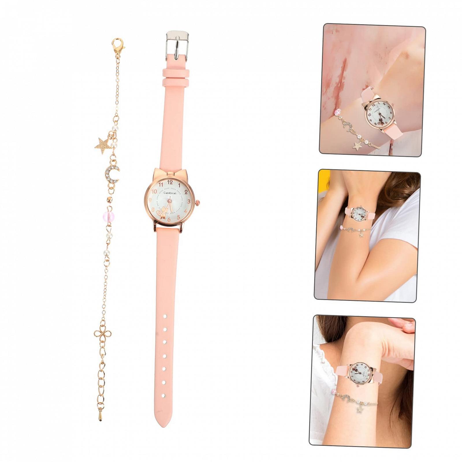 Часы-браслет LIFKOME Cute Cat Moon для женщин, розовое стекло, фото №9 Часы-браслет LIFKOME Cute Cat Moon для женщин, розовое стекло, фото №9