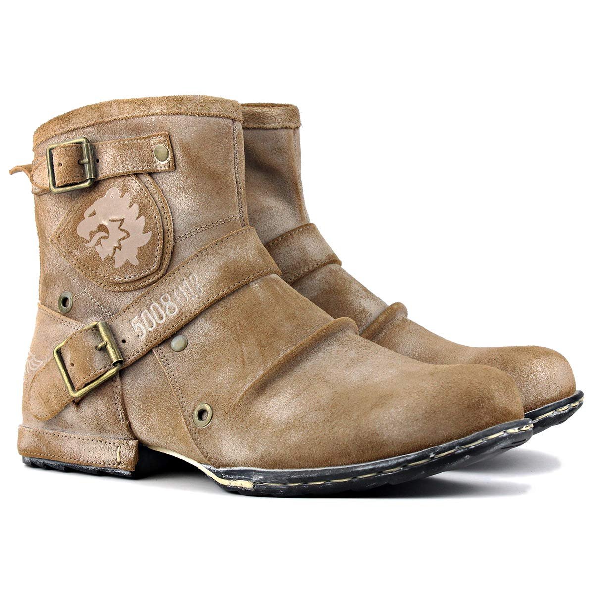 Мужские Ботинки Chukka Модные Кожаные Винтажные CD-5008-1-ABDFNHD1D2, фото №5