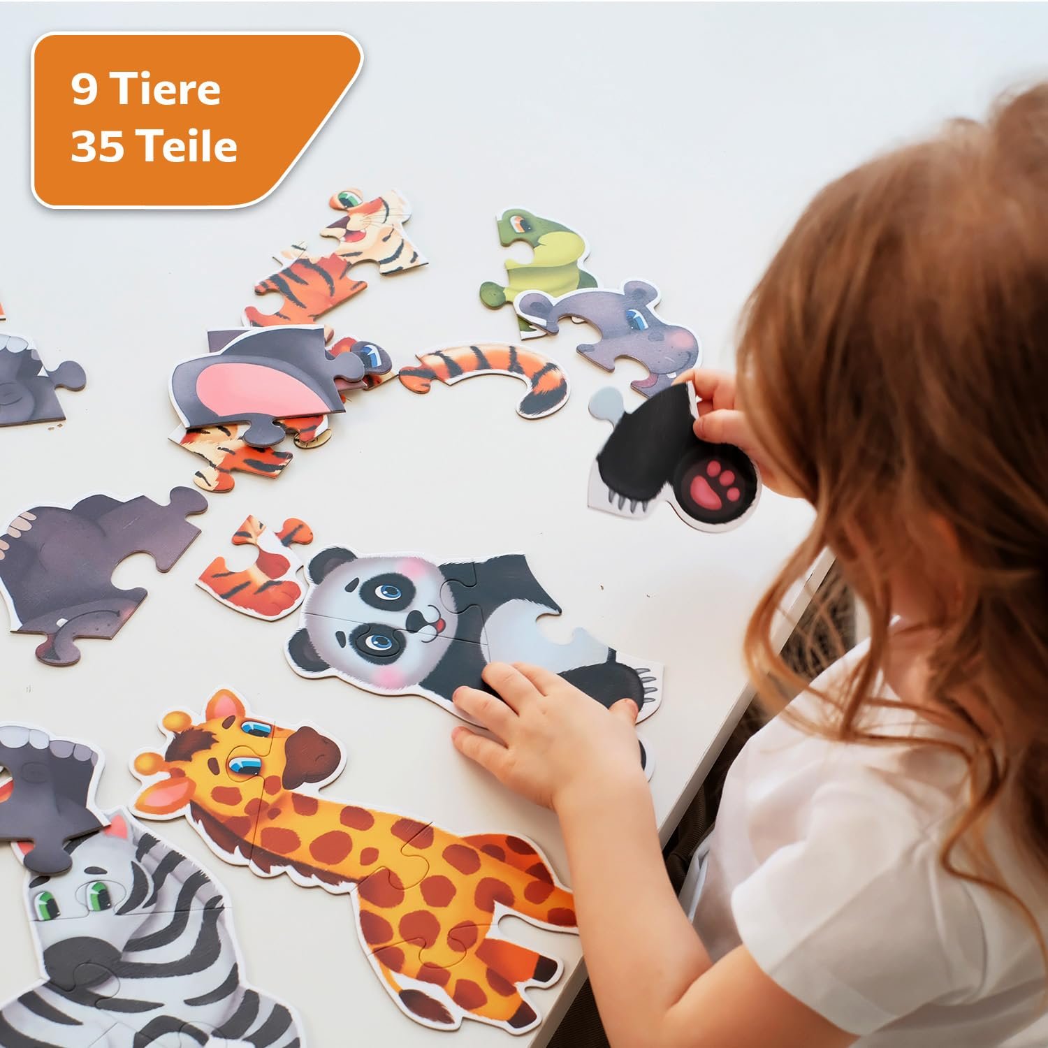 Пазл MAGNIKON My First Puzzle Exotic Animals 39 элементов, фото №3