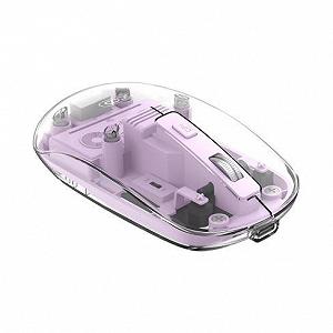 Купить Мышка XO M12 Wireless Transparent/Pink (M12 Purple) - Фото 1 Мышка XO M12 Wireless Transparent/Pink (M12 Purple) - Фото 1