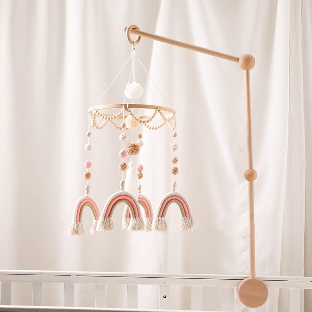 Мобіль Wooauto Rainbow Ball Bed Bell різнокольоровий Тип 2, фото №3