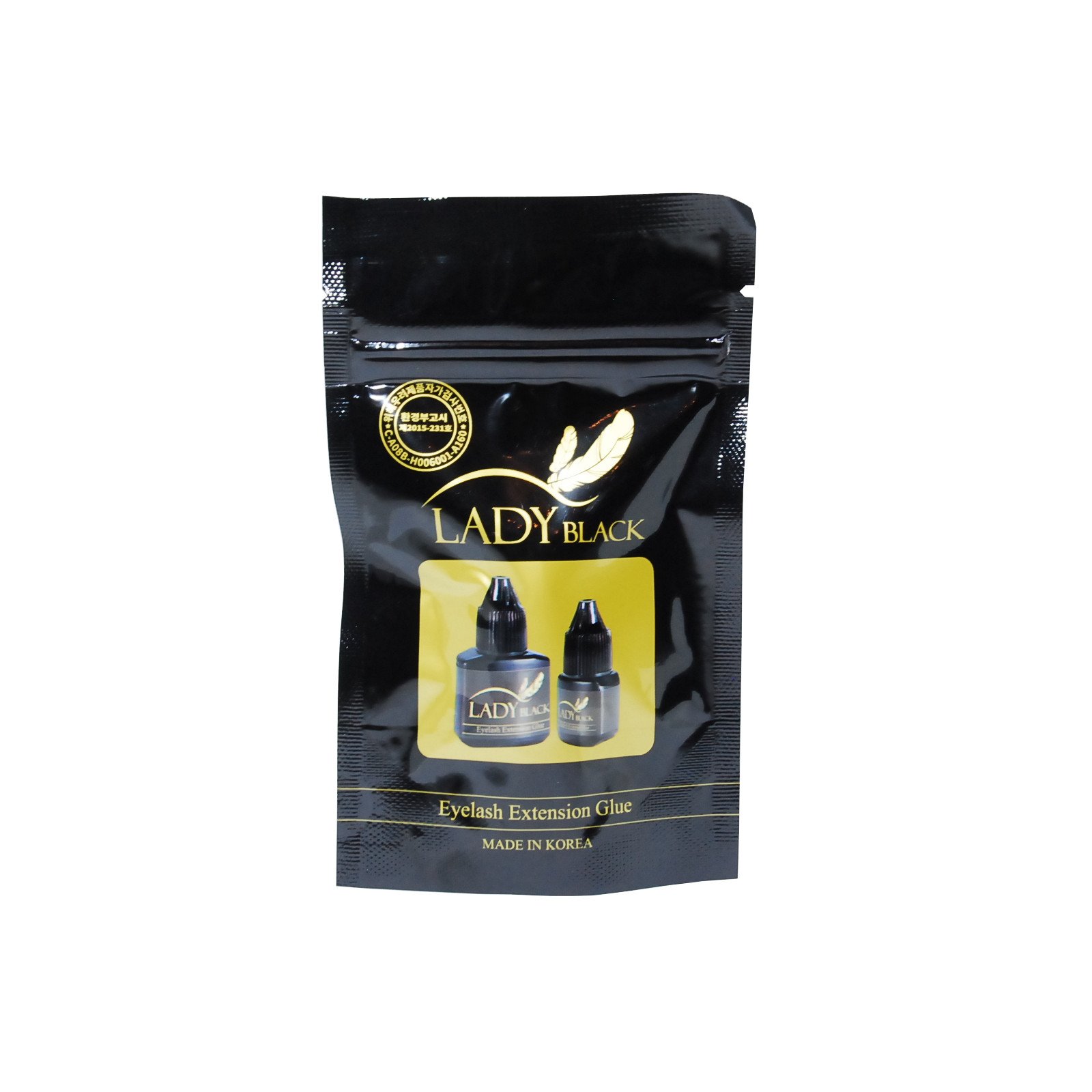 Клей для ресниц Sky Lady Black - 10 мл Черный, фото №2 Клей для ресниц Sky Lady Black - 10 мл Черный, фото №2