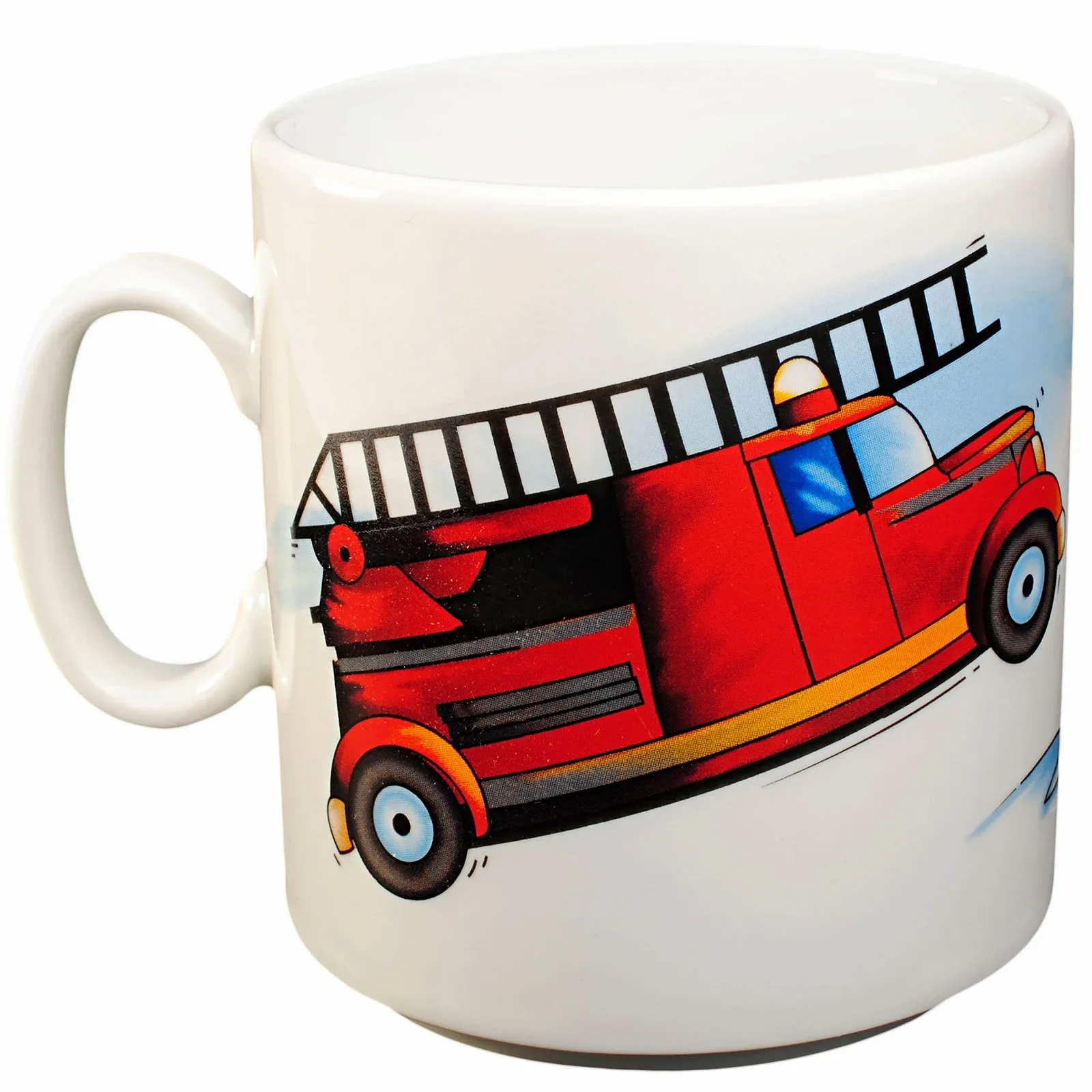 Набір дитячого посуду Пожежна бригада (тарілка, миска, чашка) Білий, фото №9 Набір дитячого посуду Пожежна бригада (тарілка, миска, чашка) Білий, фото №9