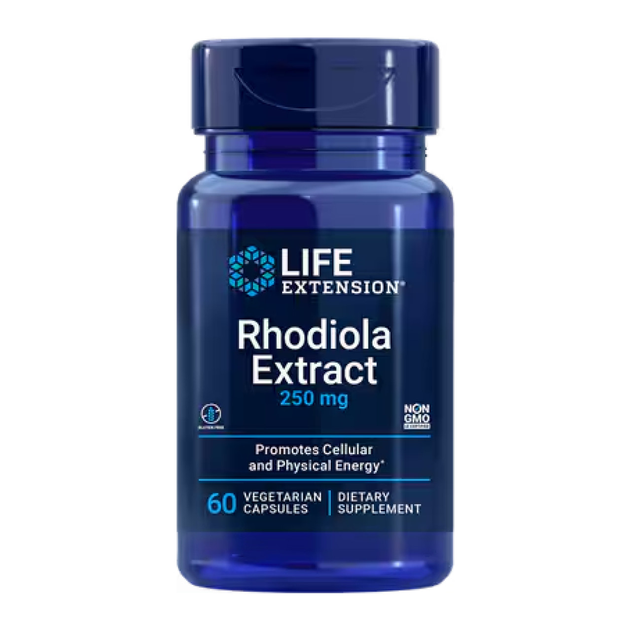 Rhodiola Extract 250mg 60 veg caps, фото №1