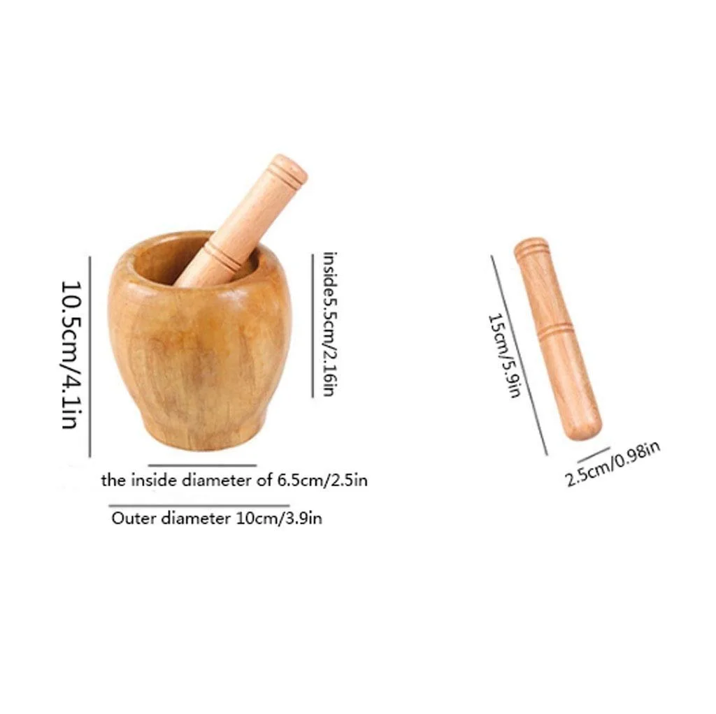 Ступка і товкачик Дерев'яна, фото №2