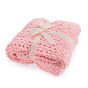 В'язаний Плед Feluna Об'ємний В'язаний Вовняний Плед, В'язане Покривало для вітальні synthetic.ua - Фото 1