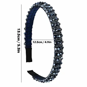 Обруч Amexo, 2 шт, з кришталевими намистинами synthetic.ua - Фото 1