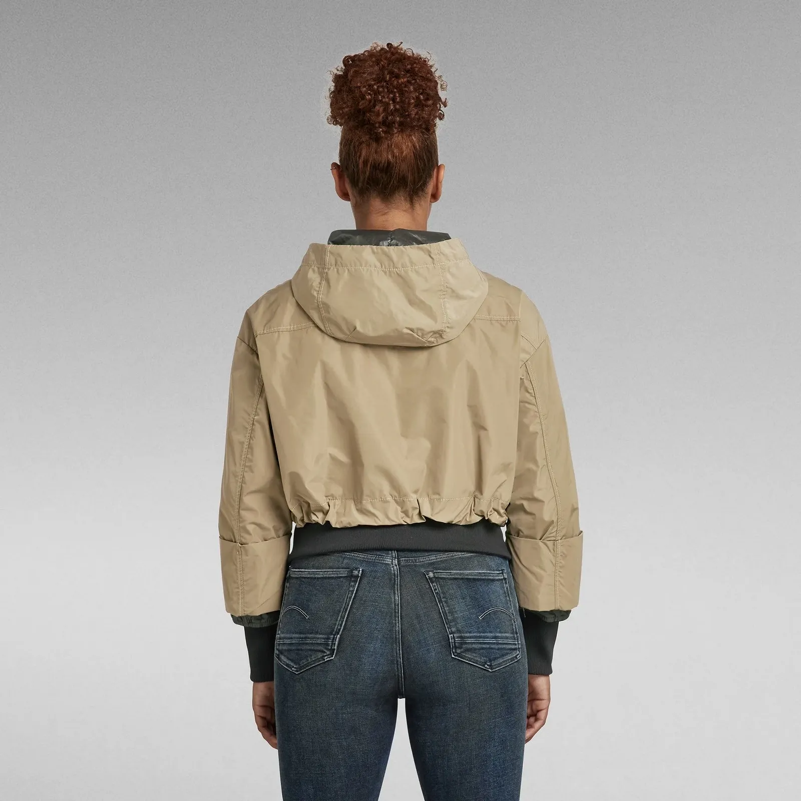 Жіноча куртка G‑Star RAW Cropped 2 in 1 Jacket - M, фото №3