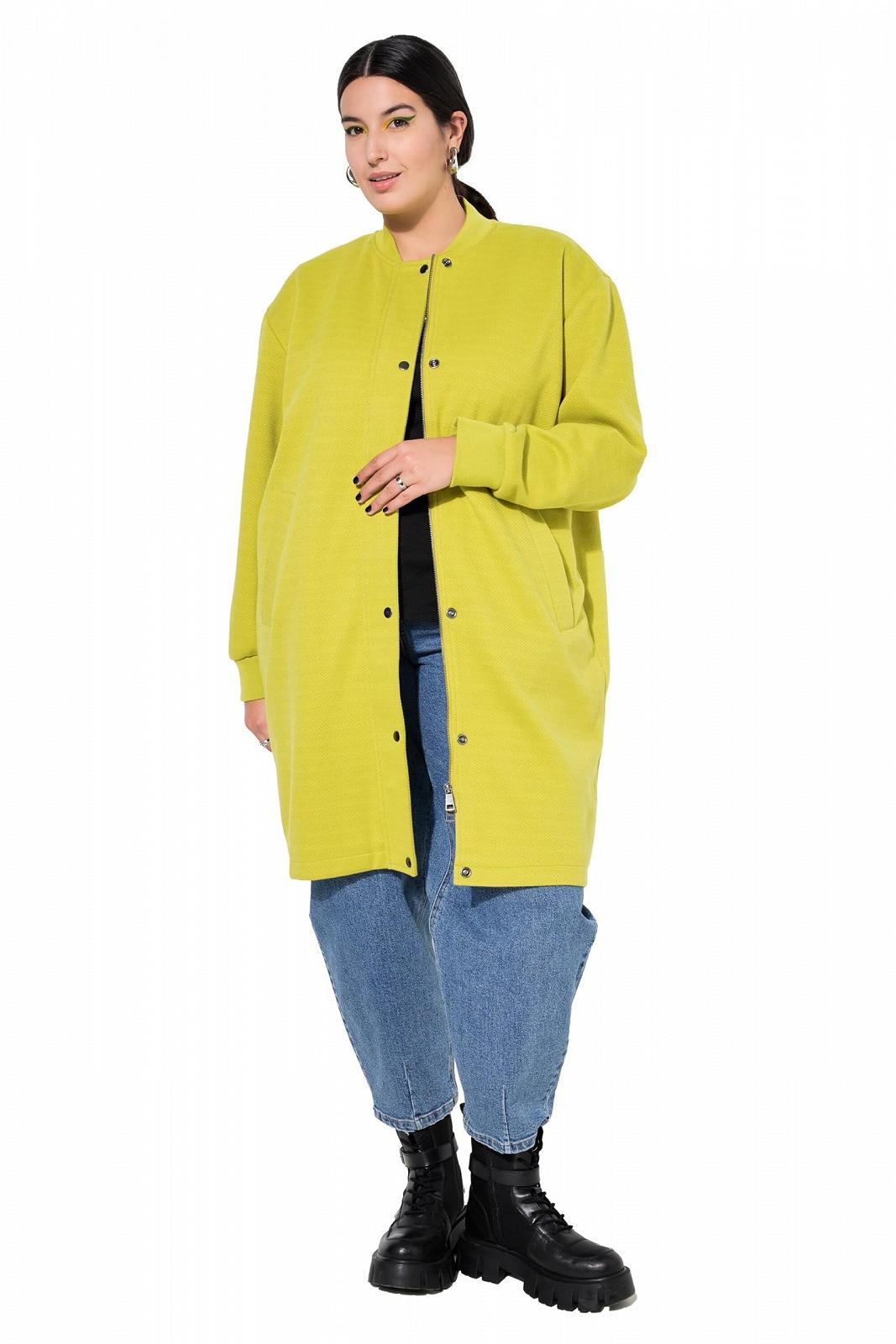 Бомбер Studio Untold Женский большого размера Plus Size длинный, oversized, воротник-стойка 838033, фото №1