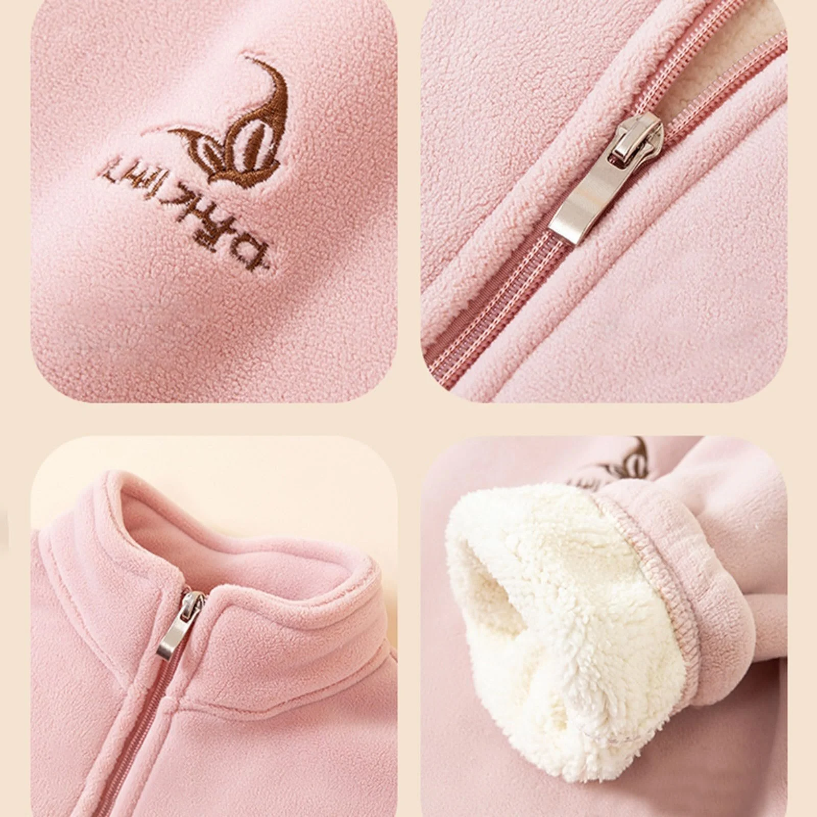 Зимняя куртка Generisch, детская, теплая, флисовая, на молнии, для активного отдыха, с буквами, фото №7