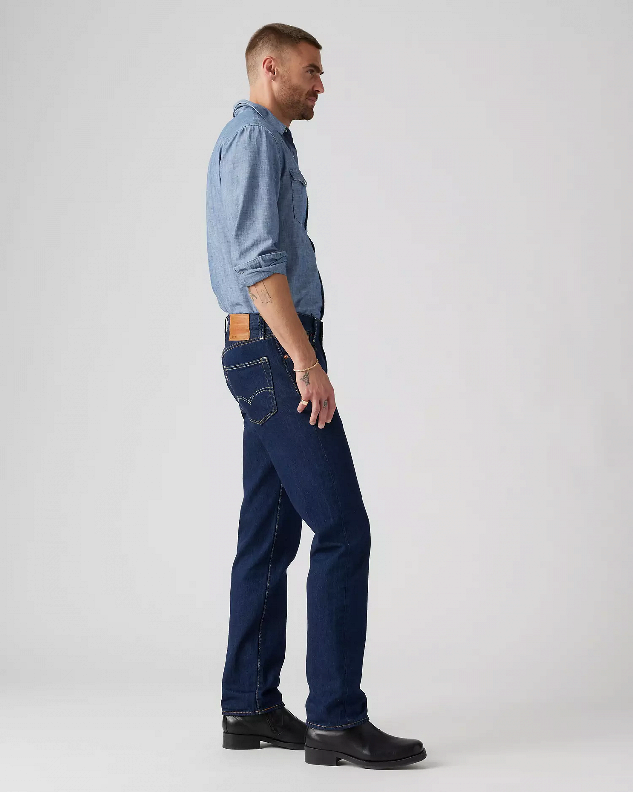 Мужские джинсы Levis - 501 '54 1954 Rinse - 28, фото №4