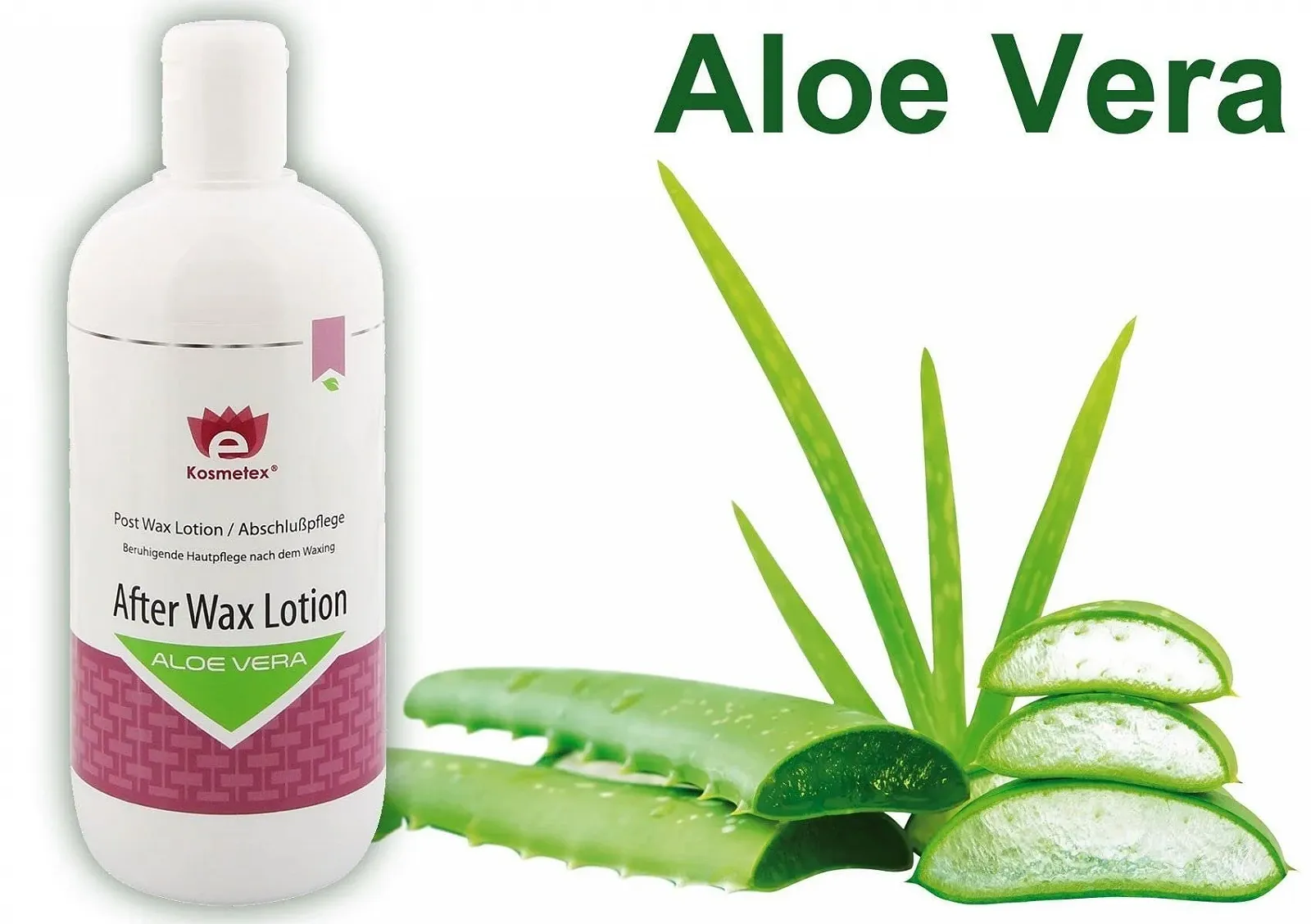 Лосьон после депиляции Kosmetex Aloe Vera 500 мл, фото №2