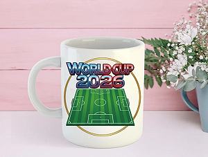 Кружка з принтом чемпіонату світу з футболу, керамічна, 330 мл - Фото 1