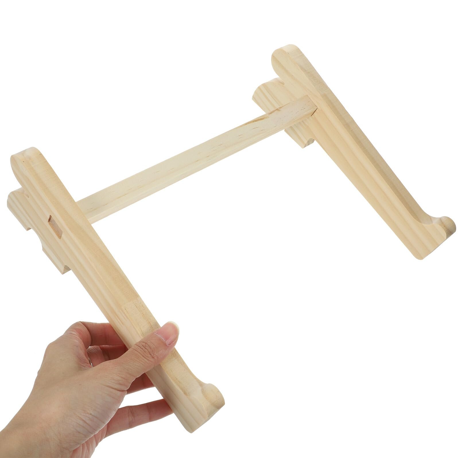 Подставка для ноутбука Деревянная OUNONA Регулируемая по высоте Эргономичная для стола Офиса Домашнего офиса Улучшает осанку Снимает напряжение с шеи и плеч Подходит для ноутбуков, фото №7