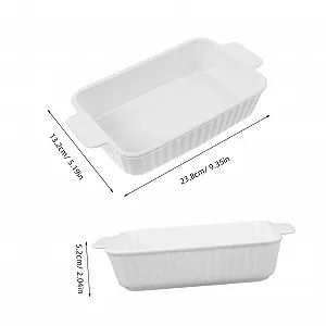 Форма для запікання Zerodeko керамічна з двома ручками термостійка synthetic.ua - Фото 1