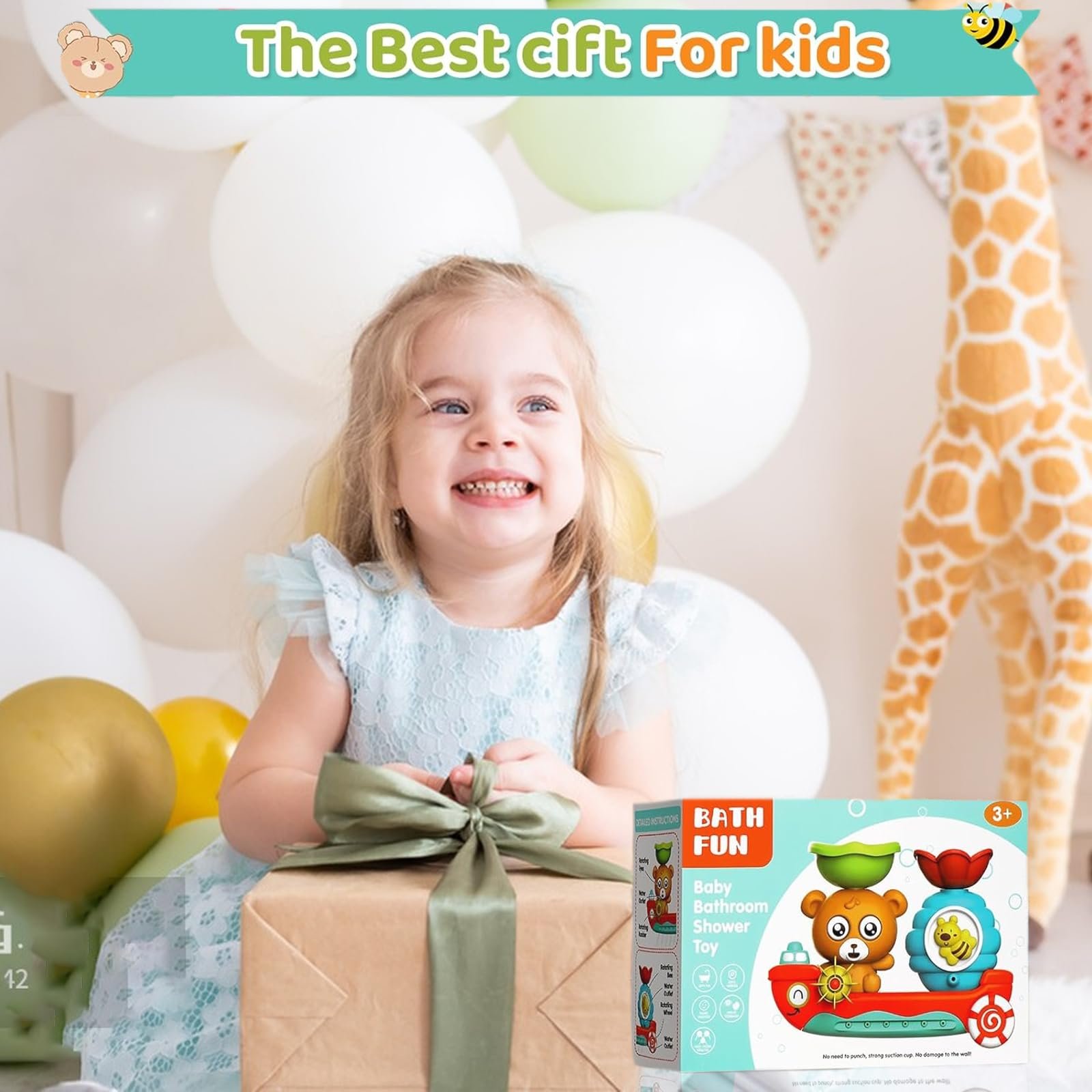 Игрушка для ванны 1 2 3 4 года, Водяная, фото №6