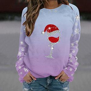 Жіночий Різдвяний Светр Смішна Графічна Толстовка synthetic.ua - Фото 1