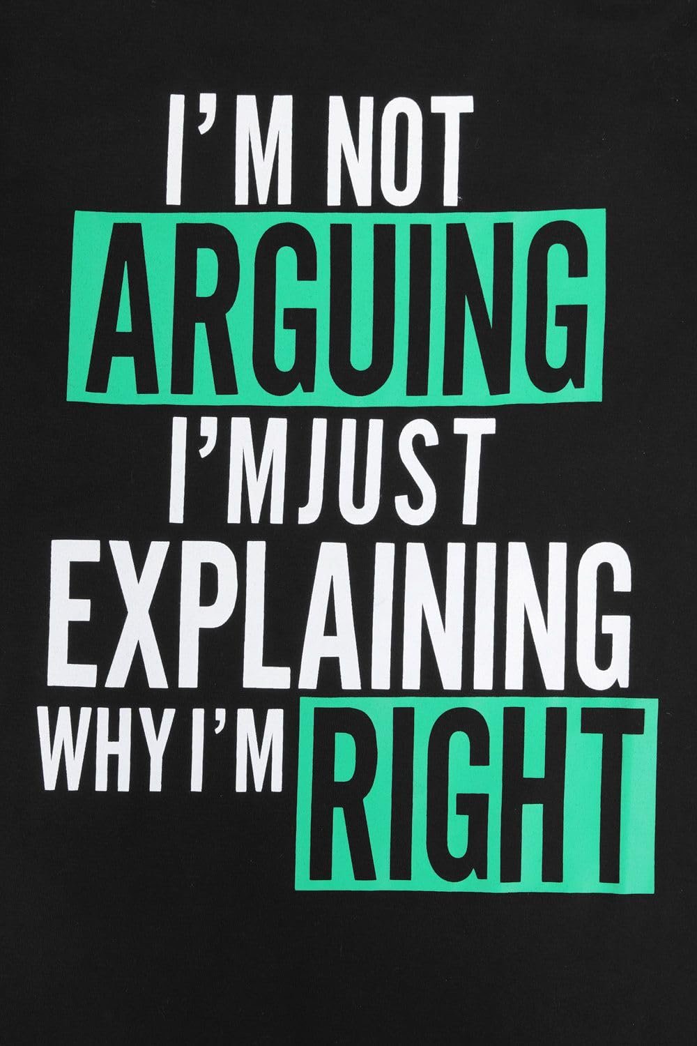 Пижама Хлопковая Короткая I'm Not Arguing I'm Just Explaining Why I'm Right, фото №3