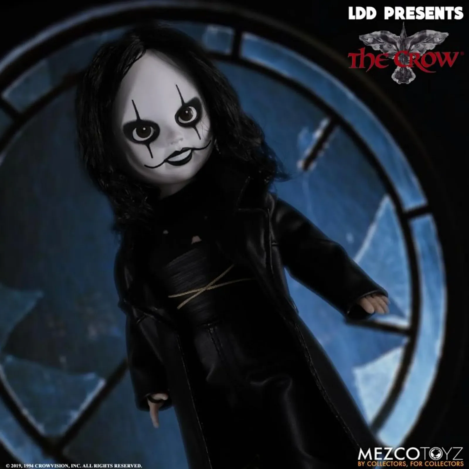 Коллекционная кукла Mezco Toyz Living Dead Dolls Presents The Crow 10 дюймов, фото №7