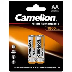Аккумулятор Camelion AA 1800mAh Ni-MH 2 R6-2BL (NH-AA1800BP2) - Фото 1