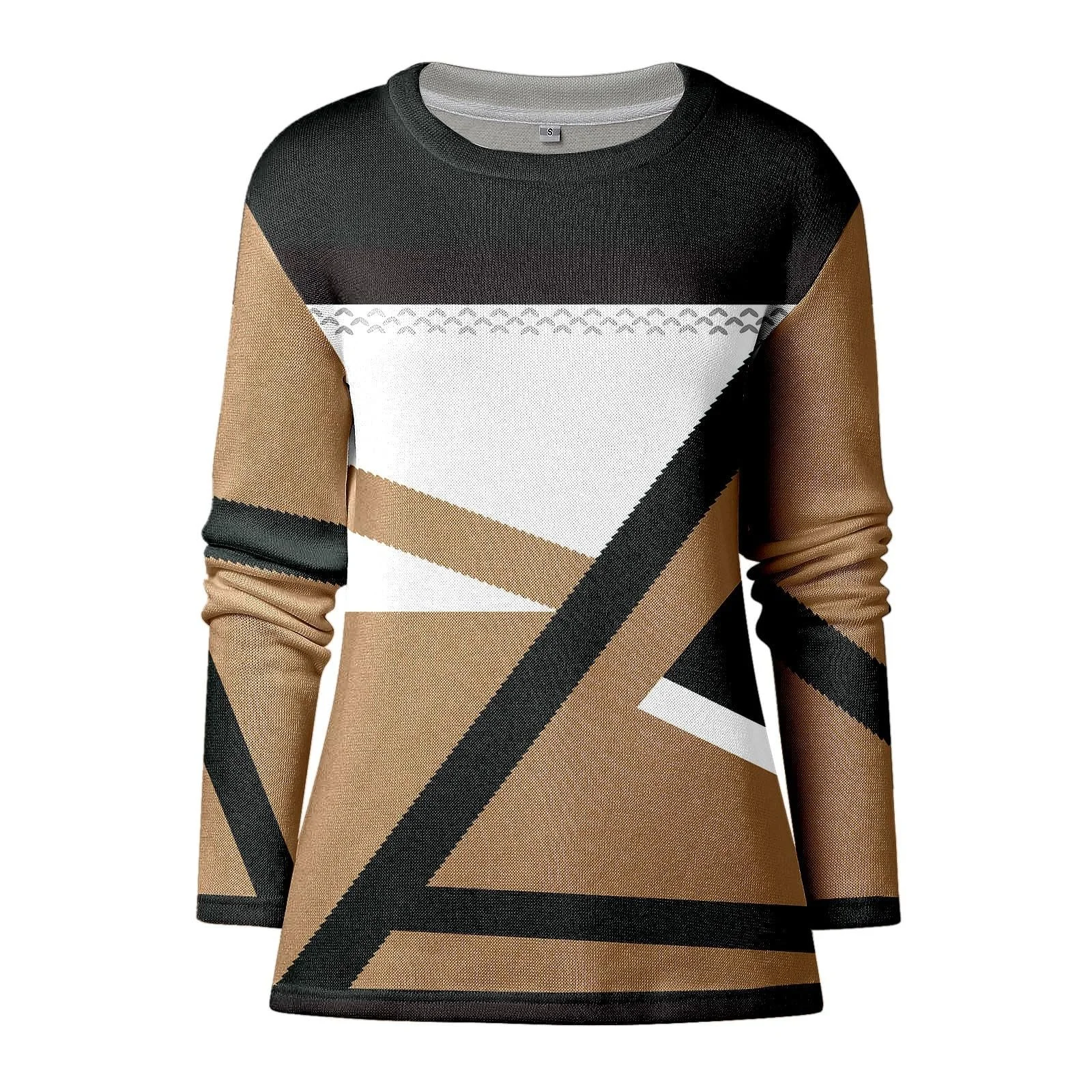 Пуловер Generisch Свободный Осенний Без Капюшона, фото №3 Пуловер Generisch Свободный Осенний Без Капюшона, фото №3