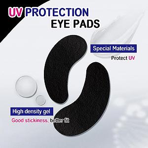 Подушечки Lunamoon Eye Pads для подовження вій Гелеві патчі Чорний колір synthetic.ua - Фото 1